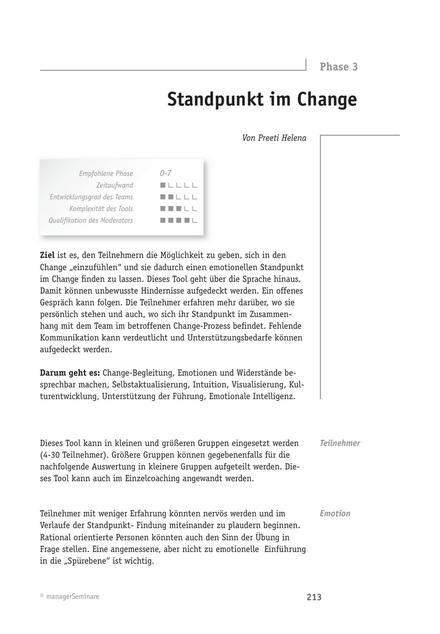 zum Tool: Change-Tool: Standpunkt im Change