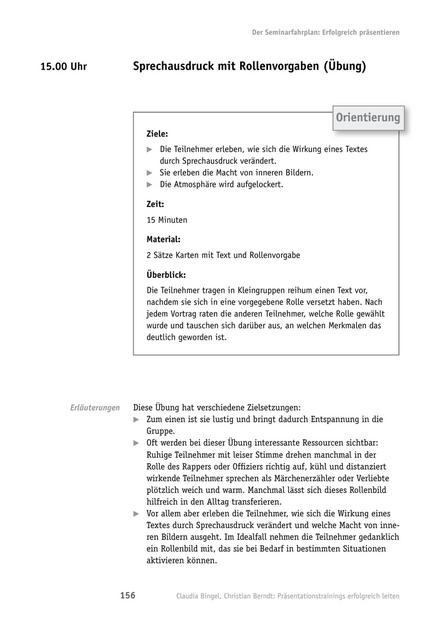 zum Tool: Präsentations-Übung: Sprechausdruck mit Rollenvorgaben