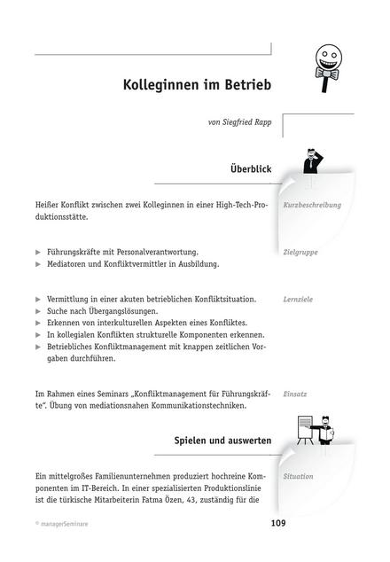 zum Tool: Rollenspiel: Kolleginnen im Betrieb