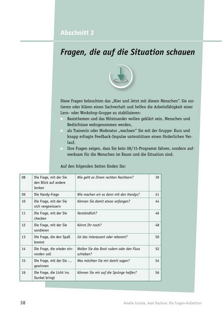 zum Tool: Trainings-Fragen: 9 Fragen, die auf die Situation schauen