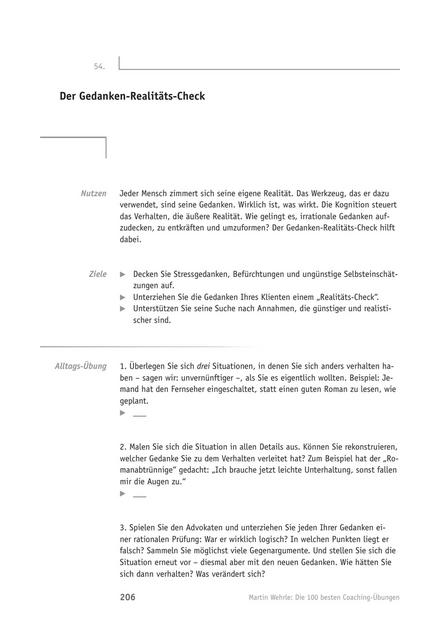zum Tool: Übung für Coachs: Der Gedanken-Realitäts-Check