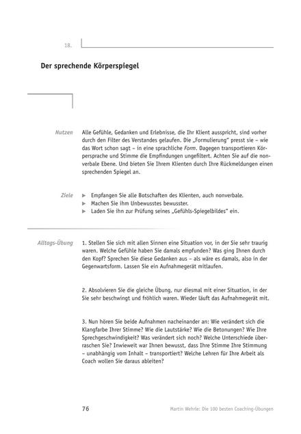 zum Tool: Übung für Coachs: Der sprechende Körperspiegel