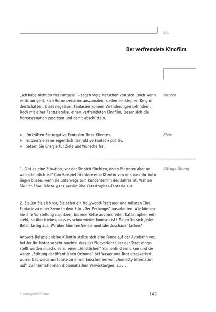 zum Tool: Übung für Coachs: Der verfremdete Kinofilm