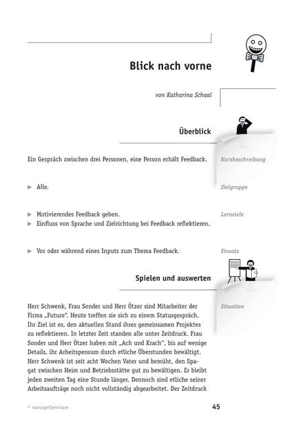 zum Tool: Rollenspiel: Blick nach vorne