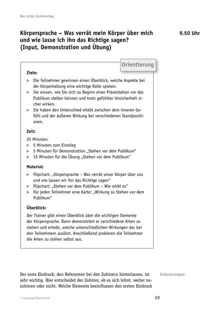 zum Tool: Präsentations-Training: Körpersprache - was verrät mein Körper über mich?