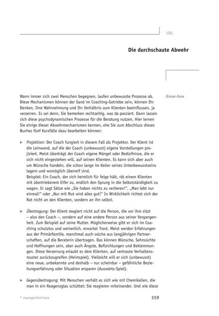 zum Tool: Fallübung für Coachs: Die durchschaute Abwehr