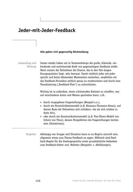 Tool  Team-Workshop: Jeder-mit-Jeder-Feedback