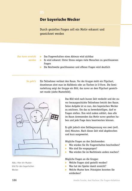 Tool  Trainings-Spiel: Der bayerische Wecker