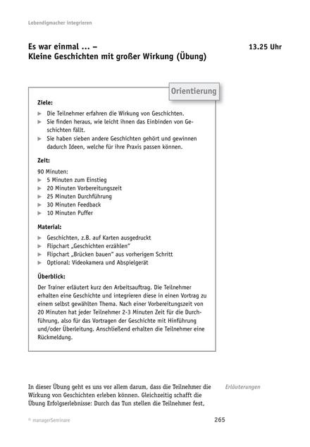 Tool  Präsentations-Training: Es war einmal … – Kleine Geschichten mit großer Wirkung