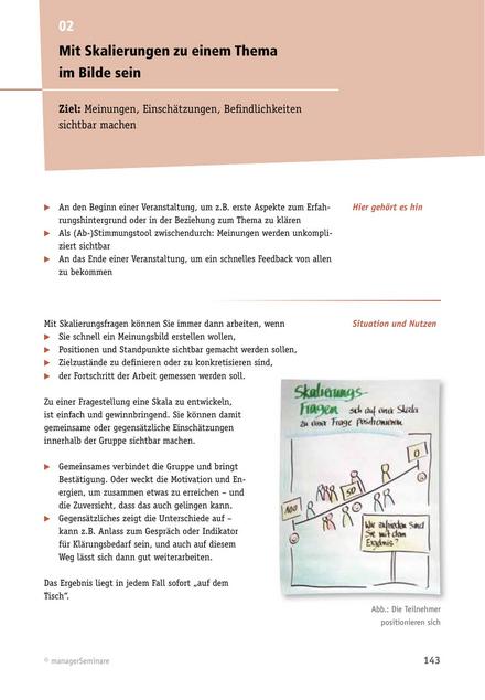 zum Tool: Trainings-Fragen: Mit Skalierungen zu einem Thema im Bilde sein