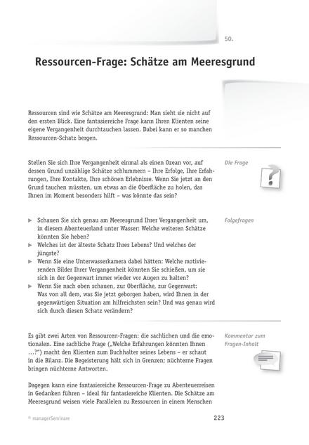 zum Tool: Coaching-Frage: Schätze am Meeresgrund