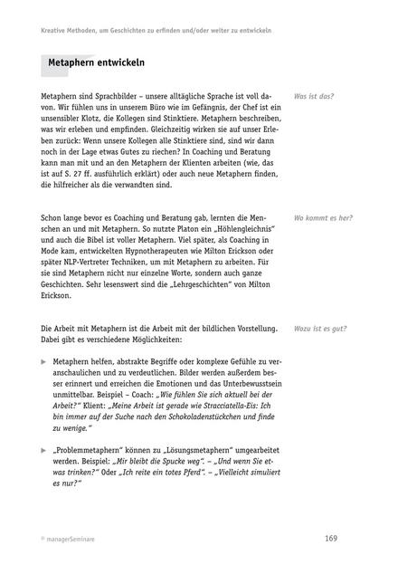 zum Tool: Geschichten im Coaching: Metaphern entwickeln