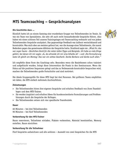 Tool  Microtraining Session: Teamcoaching – Gesprächsanalysen