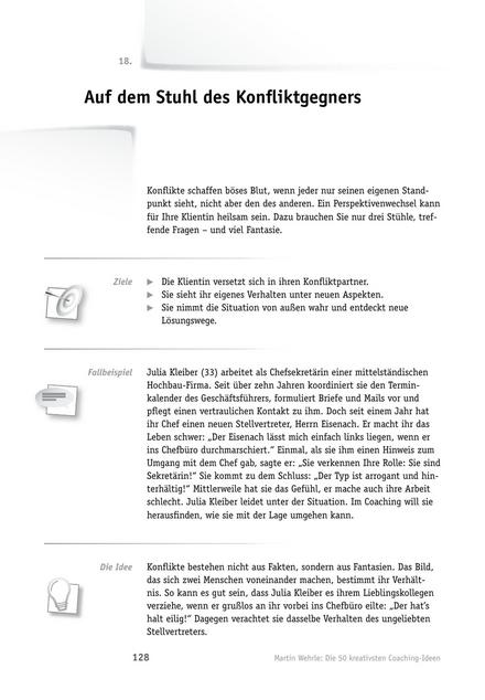 zum Tool: Coaching-Tool: Auf dem Stuhl des Konfliktgegners