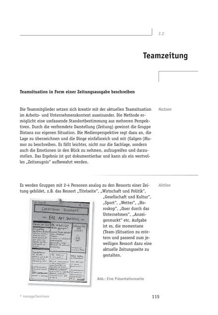 Tool  Moderations-Tool: Teamzeitung