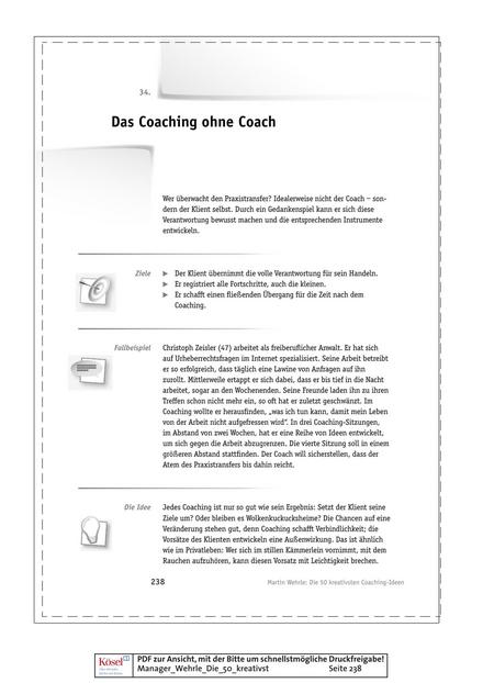 Tool  Coaching-Tool: Das Coaching ohne Coach