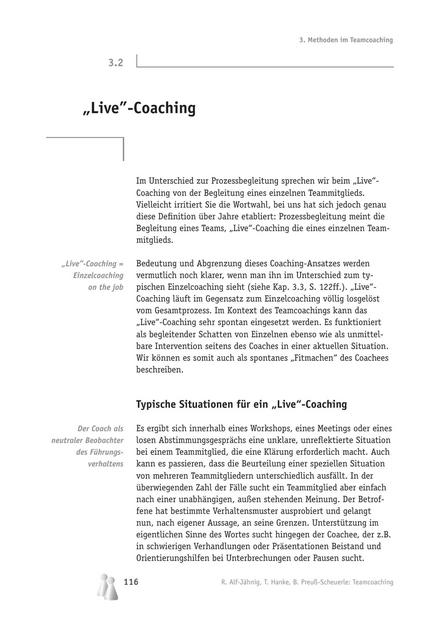 Tool  Methoden im Teamcoaching: Live-Coaching