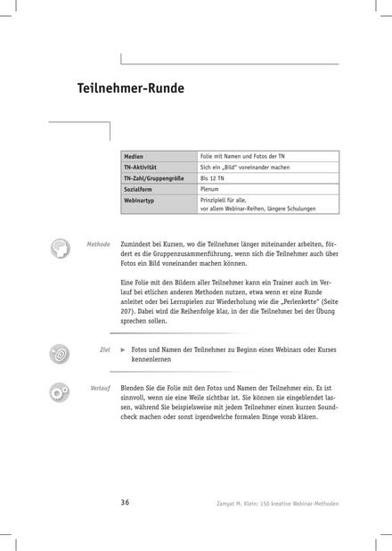 zum Tool: Webinar-Methode: Teilnehmer-Runde