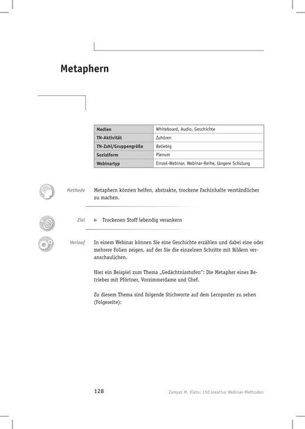 Tool  Webinar-Methode: Metaphern