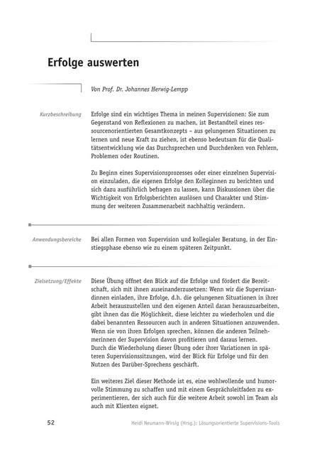 zum Tool: Supervisions-Tool: Erfolge auswerten