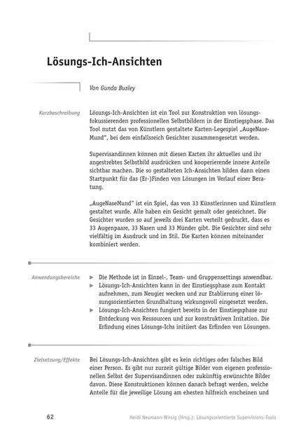 zum Tool: Supervisions-Tool: Lösungsansichten