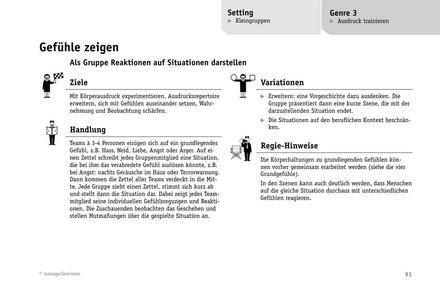 zum Tool: Theatermethoden im Training: Gefühle zeigen