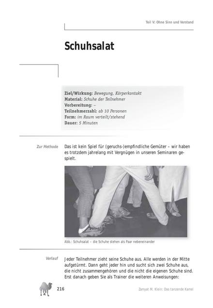 zum Tool: Trainingsspiel: Schuhsalat