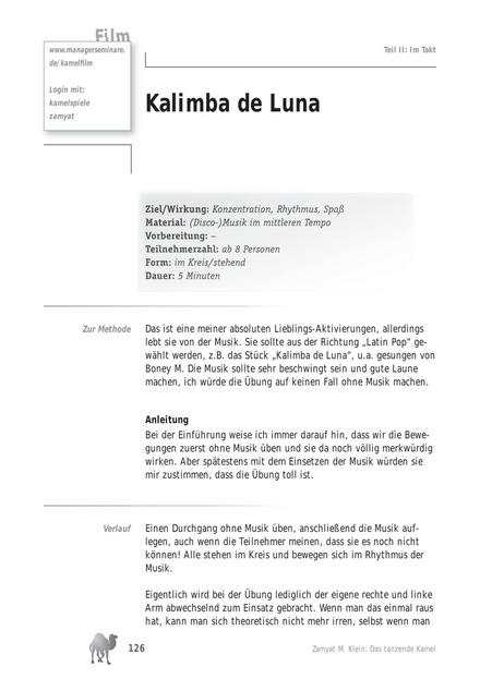 Tool  Trainingsspiel: Kalimba de Luna