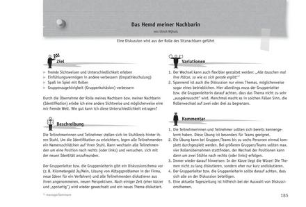 zum Tool: Trainingsspiel: Das Hemd meiner Nachbarin