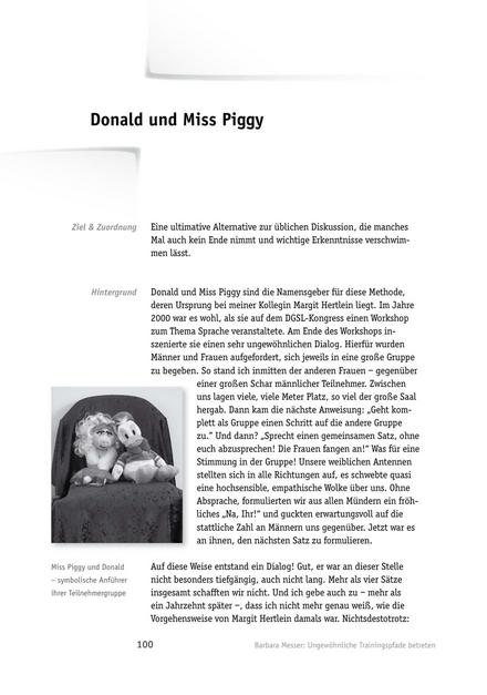 Tool  Trainingsmethode: Donald und Miss Piggy