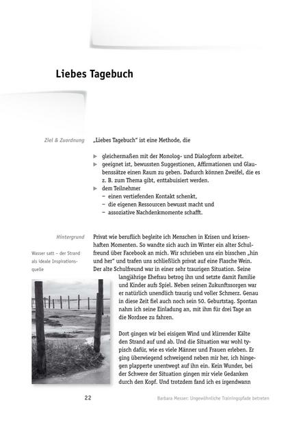 Tool  Reflexionsmethode: Liebes Tagebuch