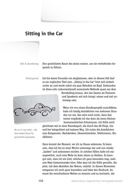 zum Tool: Trainingsmethode: Sitting in the Car