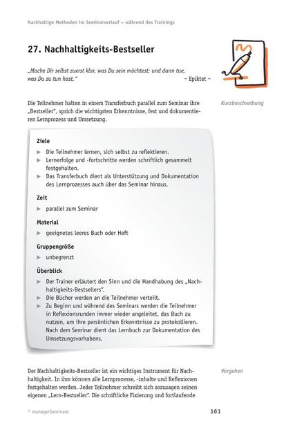 zum Tool: Nachhaltigkeits-Methode: Nachhaltigkeits-Bestseller