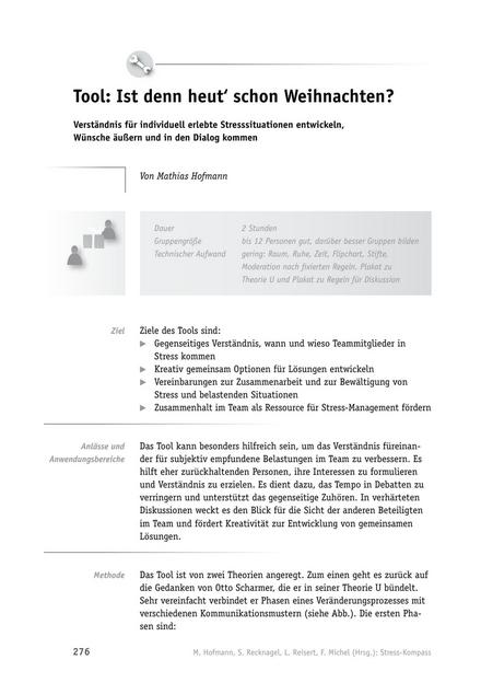 Tool  Anti-Stress-Tool: Ist denn heut´ schon Weihnachten?