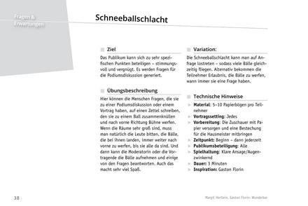 zum Tool: Interaktive Publikumsübung: Schneeballschlacht