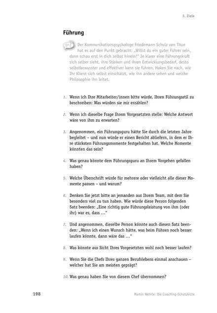 Coaching-Fragen: Führung