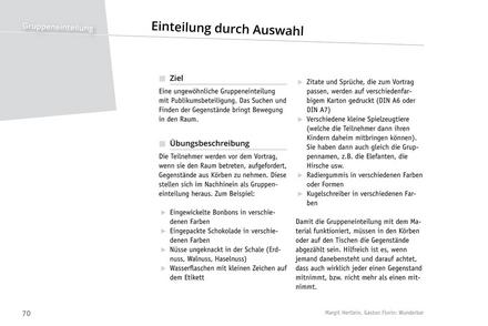 zum Tool: Interaktive Publikumsübung: Einteilung durch Auswahl