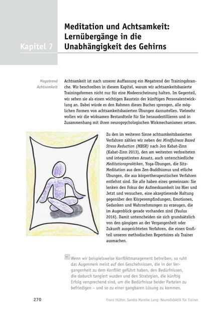 Tool  Neuro-Training: Meditation und Achtsamkeit
