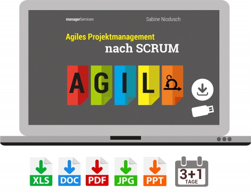 Selbstlernbausteine für Führungskräfte: Agiles Projektmanagement nach Scrum (Trainingskonzept)