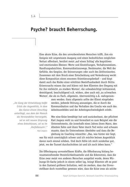 zum Fachbeitrag: Krisen-Coaching: Psyche braucht Beherrschung
