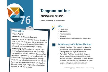 zum Tool: Online-Training: Tangram online