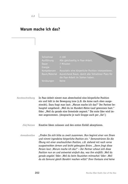 Teamübung: Warum mache ich das?