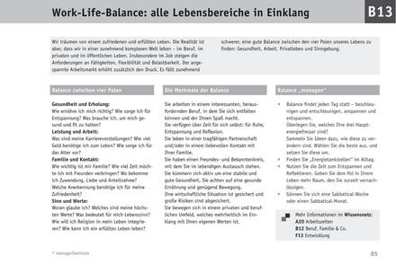 Tool  Führungswissen kompakt: Work-Life-Balance