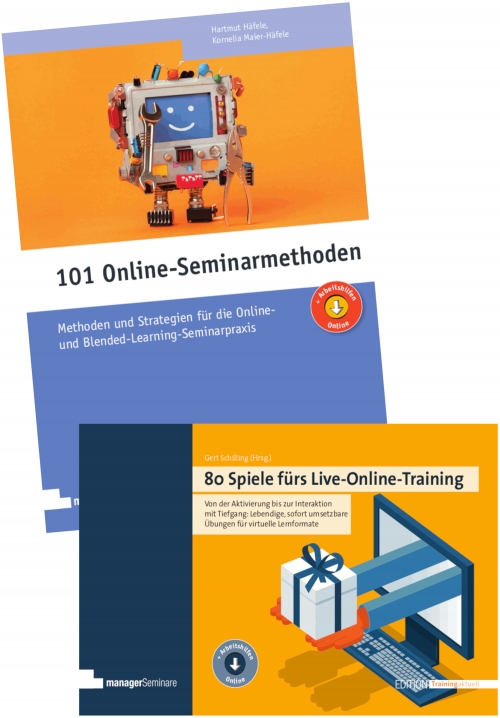 Buch Doppelpack für Online-Training + -Seminarmethoden 