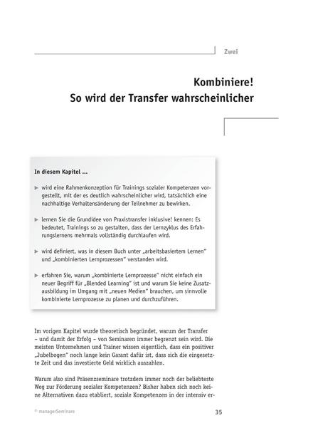 Tool  Lerntransfer: Mit kombinierten Lernprozessen zum Transfer